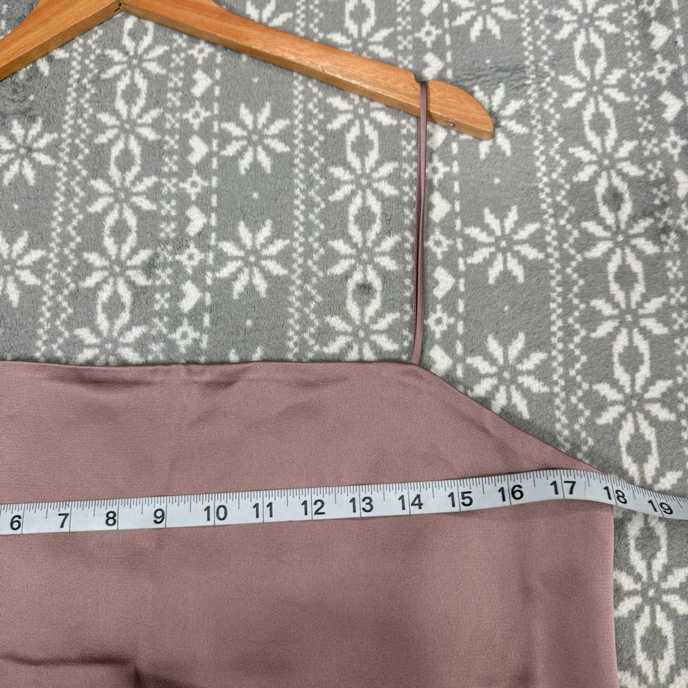 NWT Massimo Dutti Pink Strappy Satin Top Size Medium‎ - Picture 11 of 13